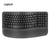 Logitech Clavier Bluetooth sans fil ergonomique à touches ondulées