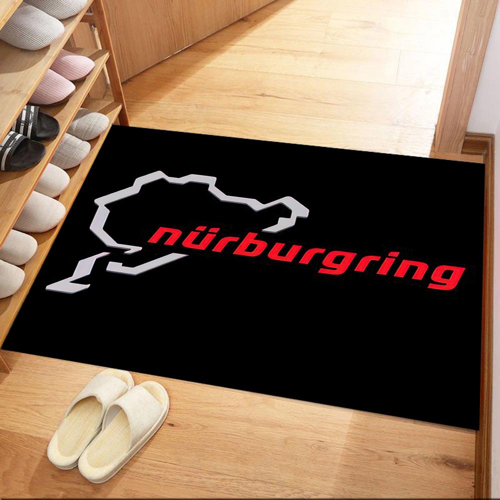 I tappeti quadrati della pista da corsa Nürburgring sono un'ottima scelta per soggiorni, camere da letto, decorazioni per la casa e come regali.