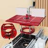 Router Table Insert Plate Aluminum Alloy Bakelite Milling Inverted Lift Engraving Machine Trimming Machine Milling Table Insert