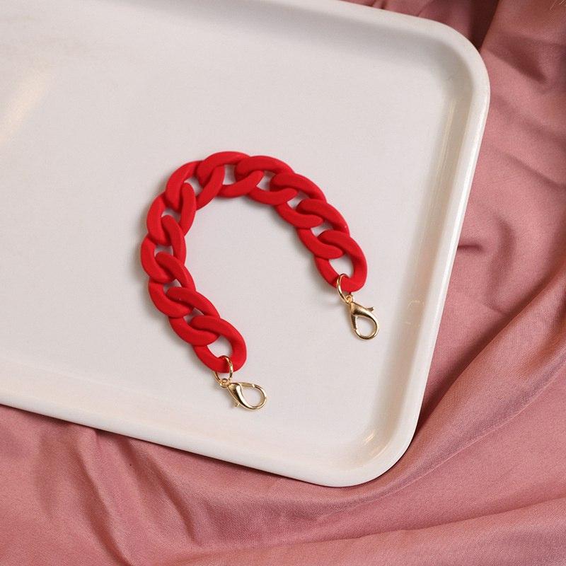 DIY Hardware Accessories Phone Drop-Resistant Chain Candy Color Chain-Strap Mobile Phone Ornament