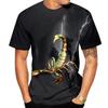 Sommer Harajuku 3D Druck Herren T-Shirt Tier Skorpion T-Shirts Streetwear Männer Mode Lässig Übergroße O-Ausschnitt T-Shirt Tops