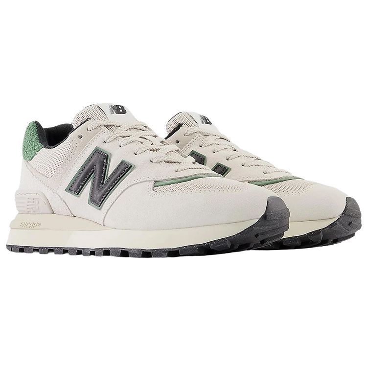 New Balance 574 Legacy White Black Green Unisex Sneakers U574LGFW