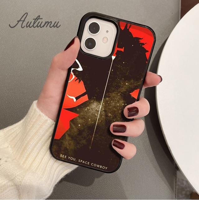 Space Cowboy Bebop Phone Case for iPhone 11 12 13 14 Pro Max Mini X XR XS SE 2020 6S 7 8 Plus Samsung Galaxy S21 S22 Cover Shell