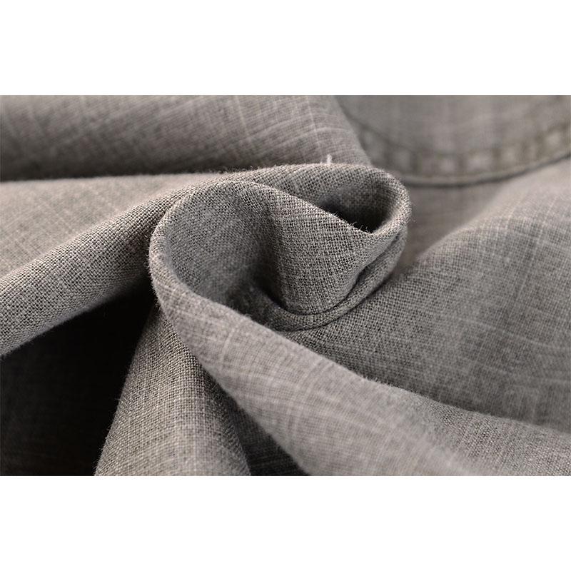 Summer Casual Pants Natural Autumn Cotton Linen Tall Waist Plus Size Flax Breathable Loose Mens Trousers