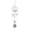 Wind Spinner Bird Reflector Highly Reflective Indoor Outdoor Garden Yard Farm Hanging Metal Wind Chime Bird Deterrent