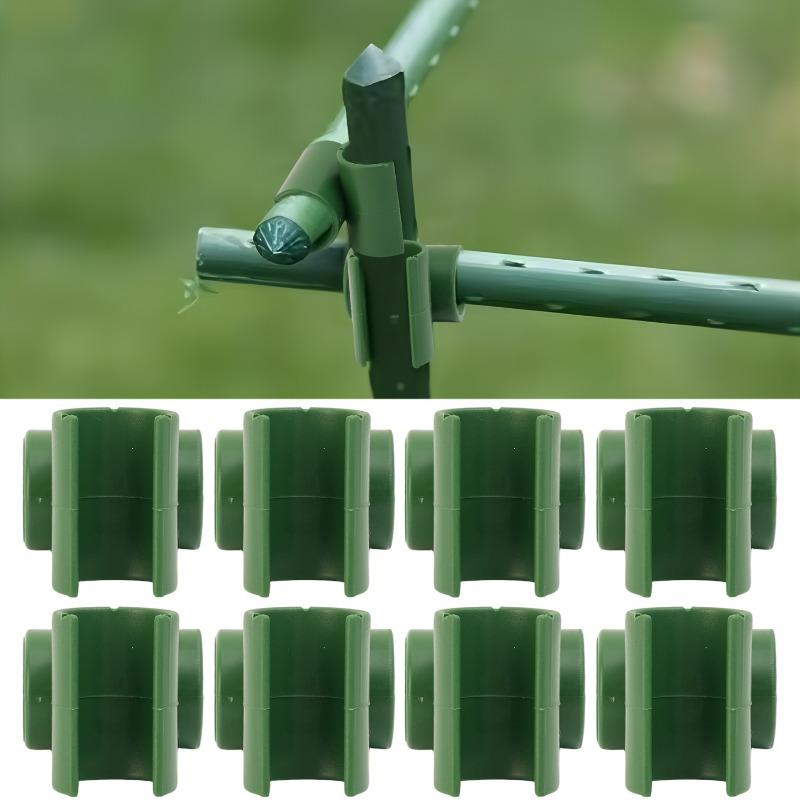 Garden Cross Clips Plant Support Connectors Holders for Tomato Vegetable Fruit Plants Multiple Sizes Outdoor Balcony Greenhouses