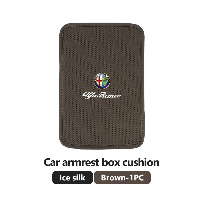 YMSOV1 Car Armrest Box Pad Central Console Armrest Box Protection Cover Mat For Alfa Romeo Giulietta GT 159 147 156 Mito Brera Giulia