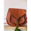 Pure Filtered Women's Goat Leather Crossbody New Messenger Handbags Brown Bag