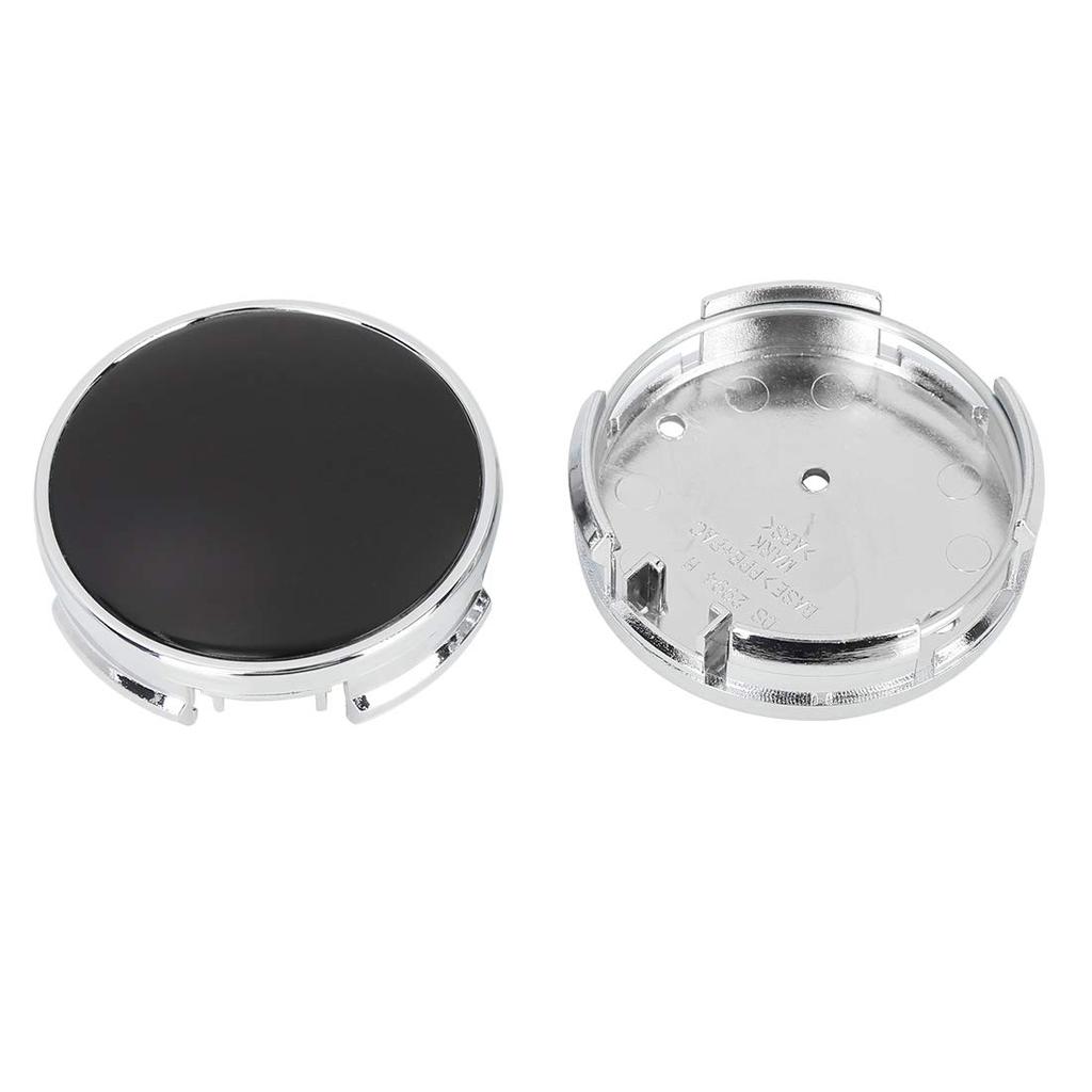 Uxcell Universelle Felgennabendeckel, Kompatibel, Rost- und Rostschutz, 62 mm Außendurchmesser, 4 Clips, Silberfarben, Radnabenkappen-Schutz, 4 Stück