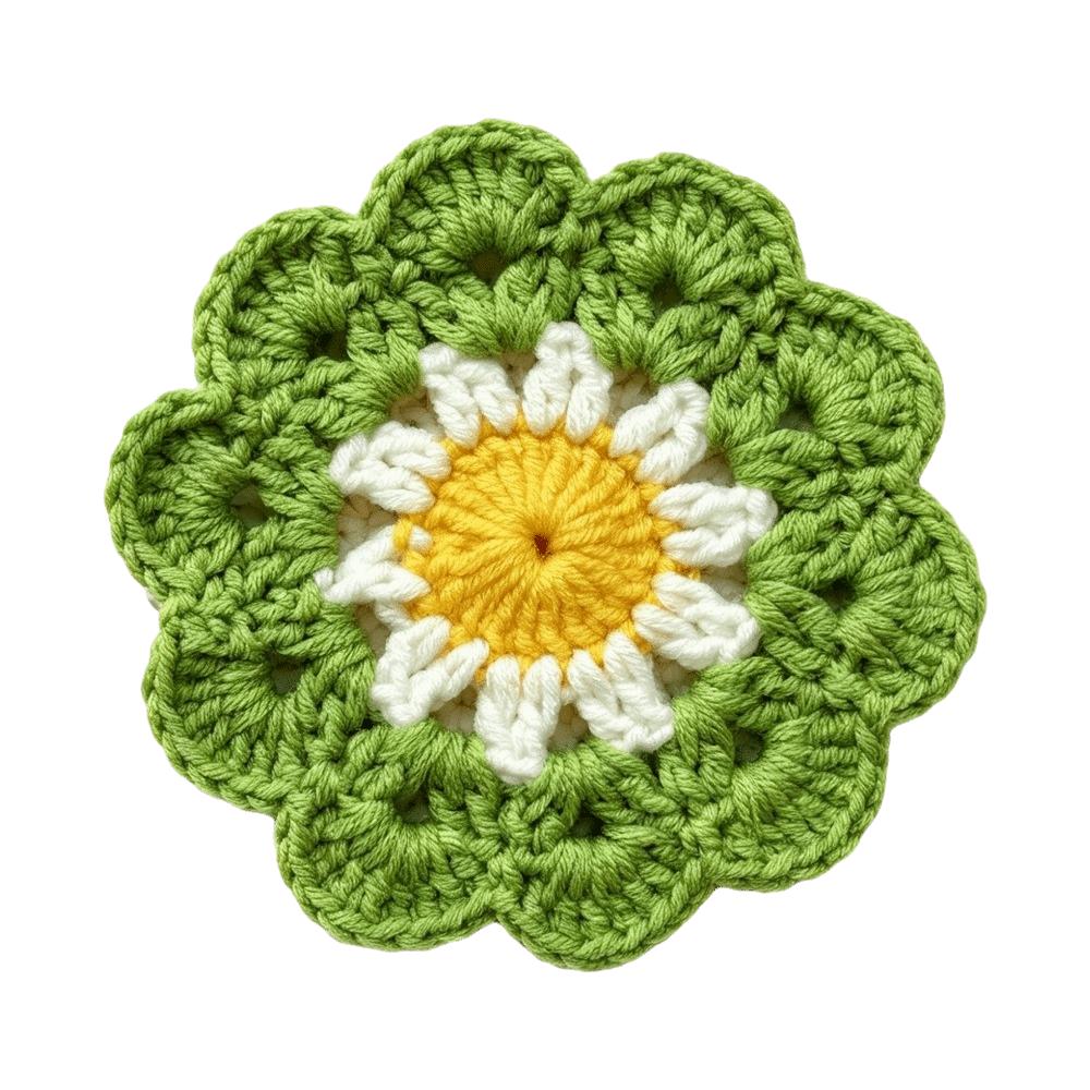 Heat Resistant Trivet Mats Knitted Mug Mat Ins Style Crochet Flower Coasters Coffee Cup Use