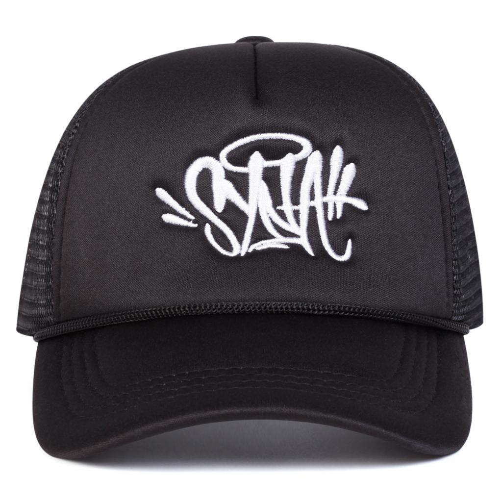 Unisex SYNA Letter Embroidery Baseball Net Caps Spring and Summer Outdoor Adjustable Casual Hats Sunscreen Hat
