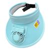 Klobouk s ventilátorem 3 rychlosti Nastavitelný střih Úhel ventilátoru Venkovní Dobíjecí Malý ventilátor Široký okraj Dutý vršek Klobouk proti UV záření Cestovní klobouk Vysoká kvalita