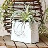 Vintage Distressed Handbag Flower Pot Flower Vase Wear-resistant Iron Art Vase Decorative Pot Plant Bucket Metal Flower Basket