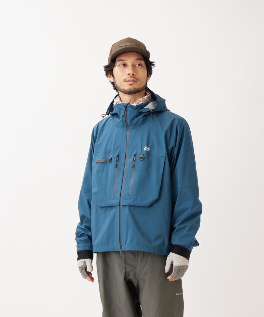 Snow Peak Clinton Rain Jacket Rain Jacket Raincoat INDIGO S EP-JK-26SU001 Men's Women's