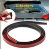 4 Meter Universal Car V Shape Rubber Seal Weather Strip Windshield Hollow Glass Window Edge Moulding Trim Decorate Weatherstrip