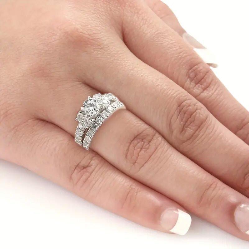CopperRings for Women Luxury Accessories Sparkling Cubic Zirconia S Rings Wedding Trend Jewelry