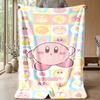 Kirby Cozy Flannel Blanket, Comfortable Warm Throw Blanket for Bedroom Sofa Home Use