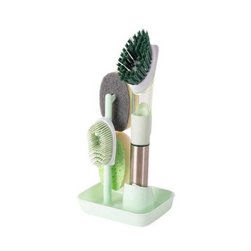 Pot-washing Brush Storage Pot-washing Brush Kitchen Utensils Cleaning Tools Household Does Not Hurt Pot Can Add Liquid Brush