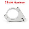 52mm Motorcycle Aluminium Steering Damper Fork Frame Mounting Clamp Bracket CNC