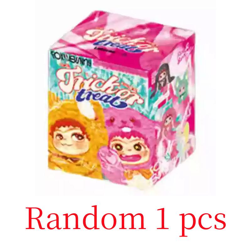 WAKUKU Trendy Party Series Blind Box Handmade Plush Doll Mystery Gift for Hair Fashion Lovers Vinyl Face Collectible Toy