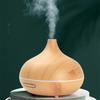 "Smart Wood Grain Aromatherapy Humidifier & Air Purifier for Home and Bedroom"