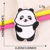Original Embroidery Label Clothing Accessories Cute Plush Panda Animal Embroidery Sticker Self-adhesive Patch Cloth Sticker