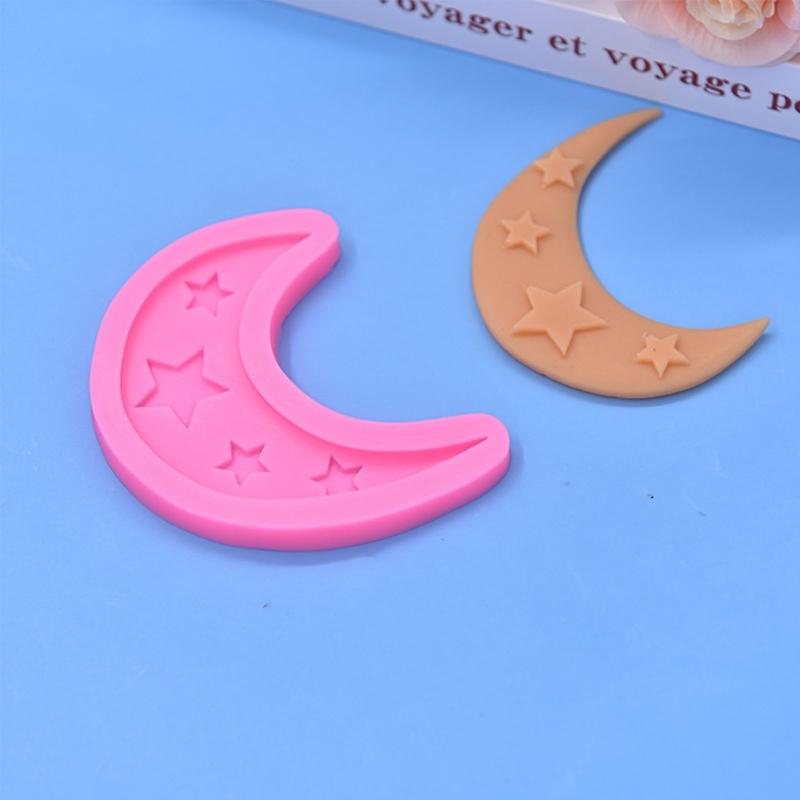 Chocolate Moulds Moon/Cloud Shaped Baking Molds Fondant Moulds Cake Molds Silicone Material Gift for DIY Baking Lover