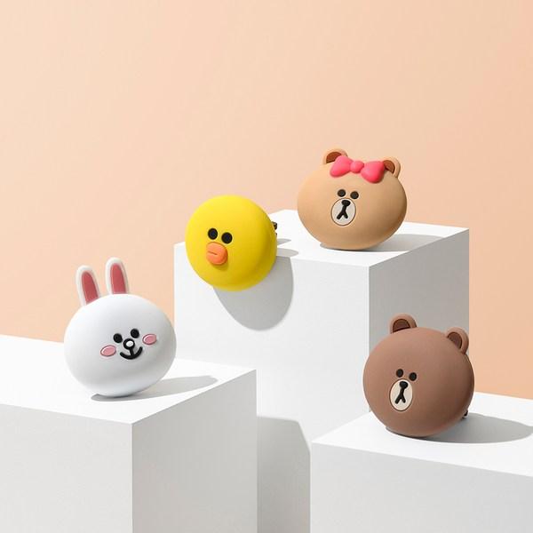 Cocodor Line Friends Car Air Freshener, Vent Type Main Product + Refill 2p Set, 1 Set, Sally (French Lavender), Koreas Best Character
