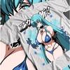 Trends Summer Cosplay Neutral Black and White Akame Ga Kill Esdeath T-shirt Akame Ga Kill Esdeath S Waifu Anime Shirt All Sizes