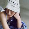 Kuho Plus Crochet Knit Bucket Hat Ivory (KE558BM010)