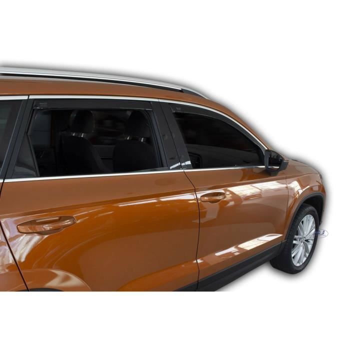 J&amp;J AUTOMOTIVE | Heko Deflecteurs d'air Déflecteurs de Vent Pour Seat Ateca depuis 2016