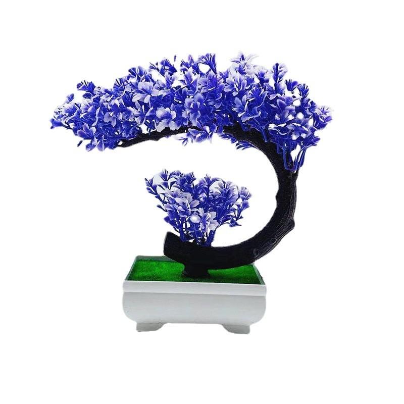 Pinus Hwangshanensis Künstlicher Bonsai Plastiktopf Dekorative Pflanze Für Wohnzimmer