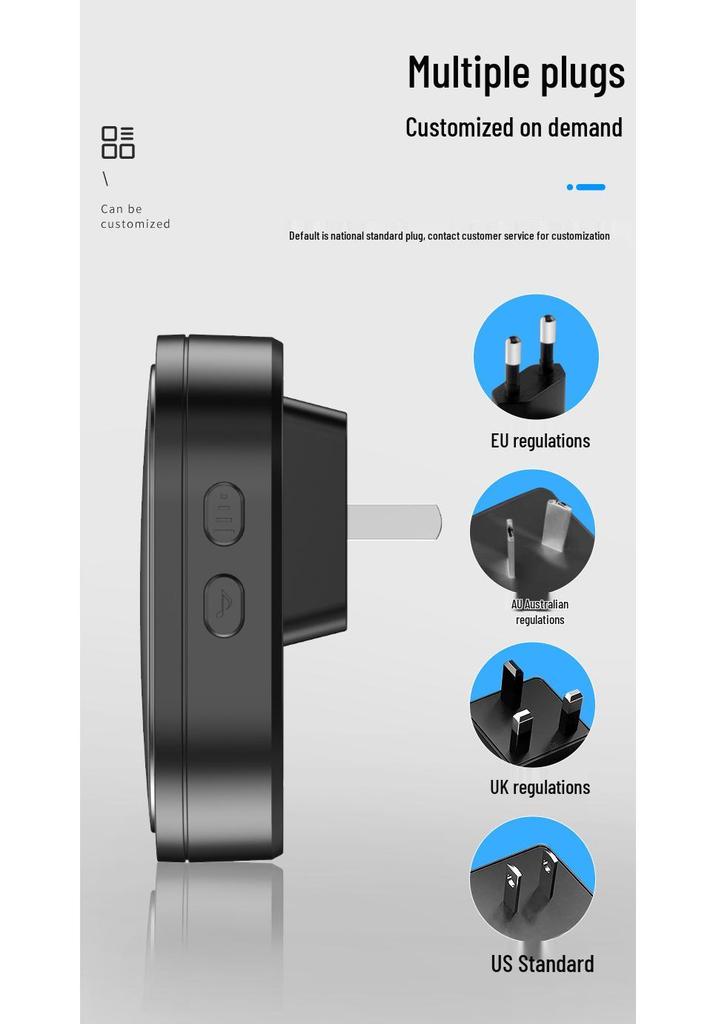 Elderly Wireless Remote Call Button: Emergency Alarm and Doorbell