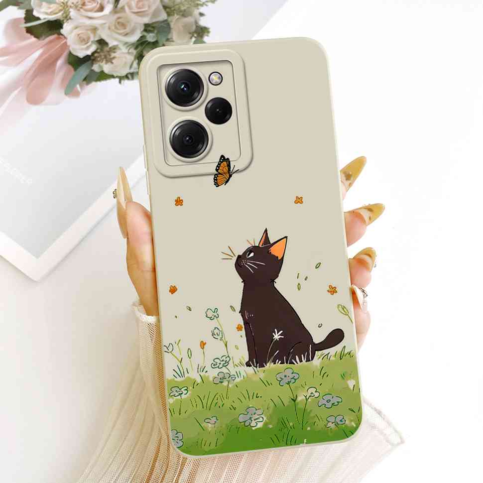 Phone Case For Xiaomi Poco X5 Pro 5G Casing 6.67" Silicone Soft Back Cover For PocoX5 Poco X5 Pro 2023 Fundas Shockproof Coque