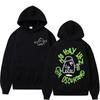 Unisex Printed Fashion Trend Hoodie, Casual Loose Fleece Design, Perfect for Daily Wear and Stylish Outfits. WY0394