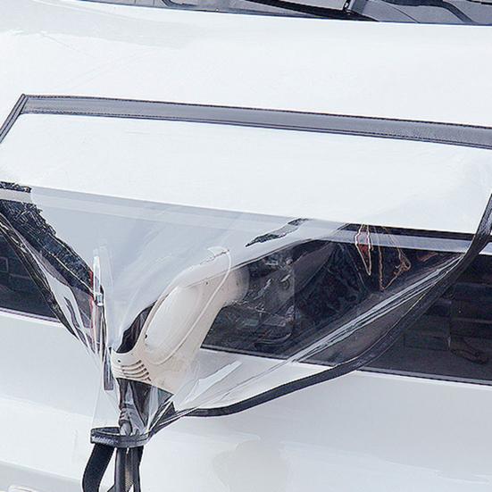 EV Charger Port Rain Cover Magnetic Transparent Protective Covers for Electric Car Charging High Temp Resistant EV Charger Accessories