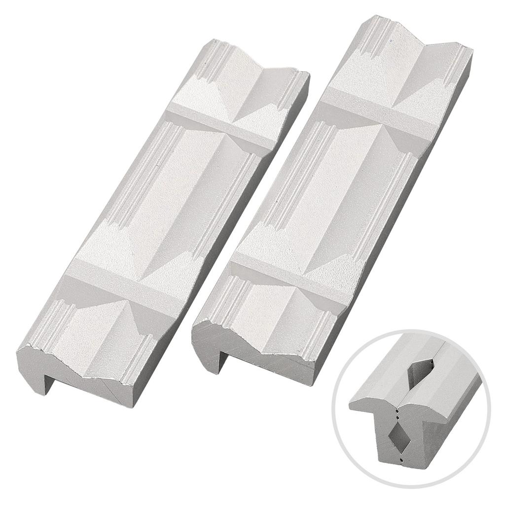 Premium And Heavy Duty VType Jaw Aluminum Vise Hard Jaw Fixture 4 Or 8 /new