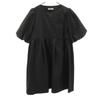 FREAK'S STORE Dreiviertelarm Gefaltetes Jacquard-Minikleid F schwarz Damen Gebraucht