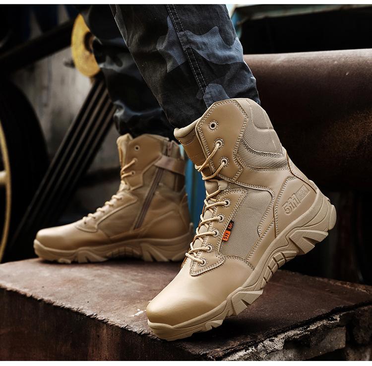 High Quality Military Leather Combat Boots for Men Combat Bot Infantry Tactical Boots Bot Army Bots Army Shoes Waterproof