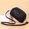 Damen Mini Crossbody Tasche aus echtem Leder - Großes Fassungsvermögen, modische Handy- & Mama-Tasche