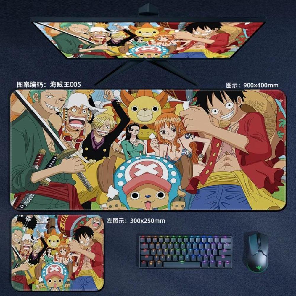 Námornícky Kráľ Animácia Periféria Roztomilý ONE PIECE Kožený Podložka pod myš Chlapci Nadrozmerná Malá E-športová Hra Kancelária Počítačová Podložka pod klávesnicu Podložka na stôl pre notebook