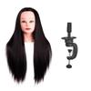 Braiding and Styling Mannequin Head with Flat Bangs – Permable, Dyeable, and Ideal for Hairdressing and Cutting Practice