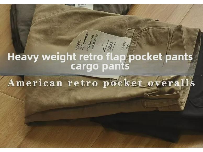 Tute da Lavoro Pesanti Retro da Uomo - Resistenti a Sporco e Usura, Vestibilità Ampia, Pantaloni Casual a Gamba Dritta