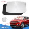 Automobilio priekinio stiklo apsauga nuo saulės, skirta Jeep Compass 2017- Langų apsauga nuo saulės, sulankstomas lango skydelis nuo saulės, blokuoja UV spindulius