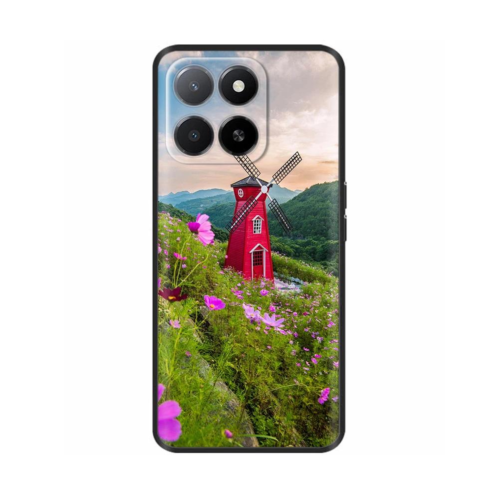 For Honor X5B Plus Case For Honor X5b 2024 Shockproof Soft TPU Silicone Phone Cover For honorX5B X 5b Capa Cartoon Matte Bumper