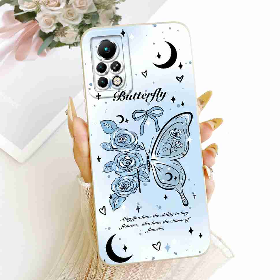 For Infinix Note 11 Pro CAse Good Luck Cat Sunflower Silicone Soft Cover For Infinix Note 11 Note11 Pro X697 Casing Fundas