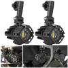 2 Pièces Noir Aluminium Moto VTT Phares Antibrouillard Couvercles Pour BMW R1200GS F800GS ADV