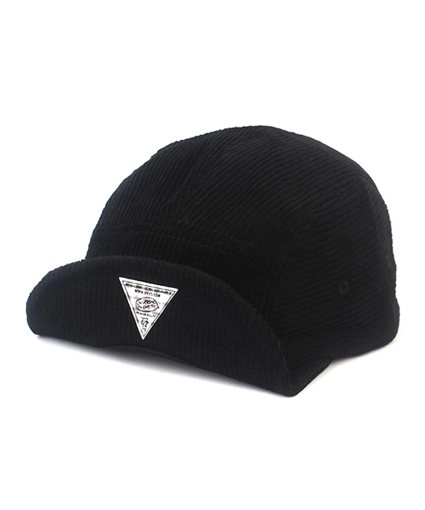 Yunibeosyeolkemiseuteuli Wire Corduroy Black Campcap - Big Size Camp Cap