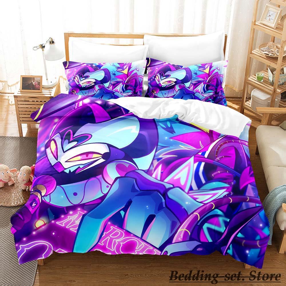 Fizzarolli Boss Bettwäsche Set Einzelbett Twin Full Queen King Size Bettwäsche Set Erwachsener Kind Schlafzimmer Bettbezug Sets Anime Bettwäsche Set Bett
