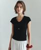 Banwonateullie A3597 Essential V-Neck T-Shirt_Black